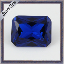 Prix ​​d&#39;usine pour Rectangle Cut Blue Sapphire Stone